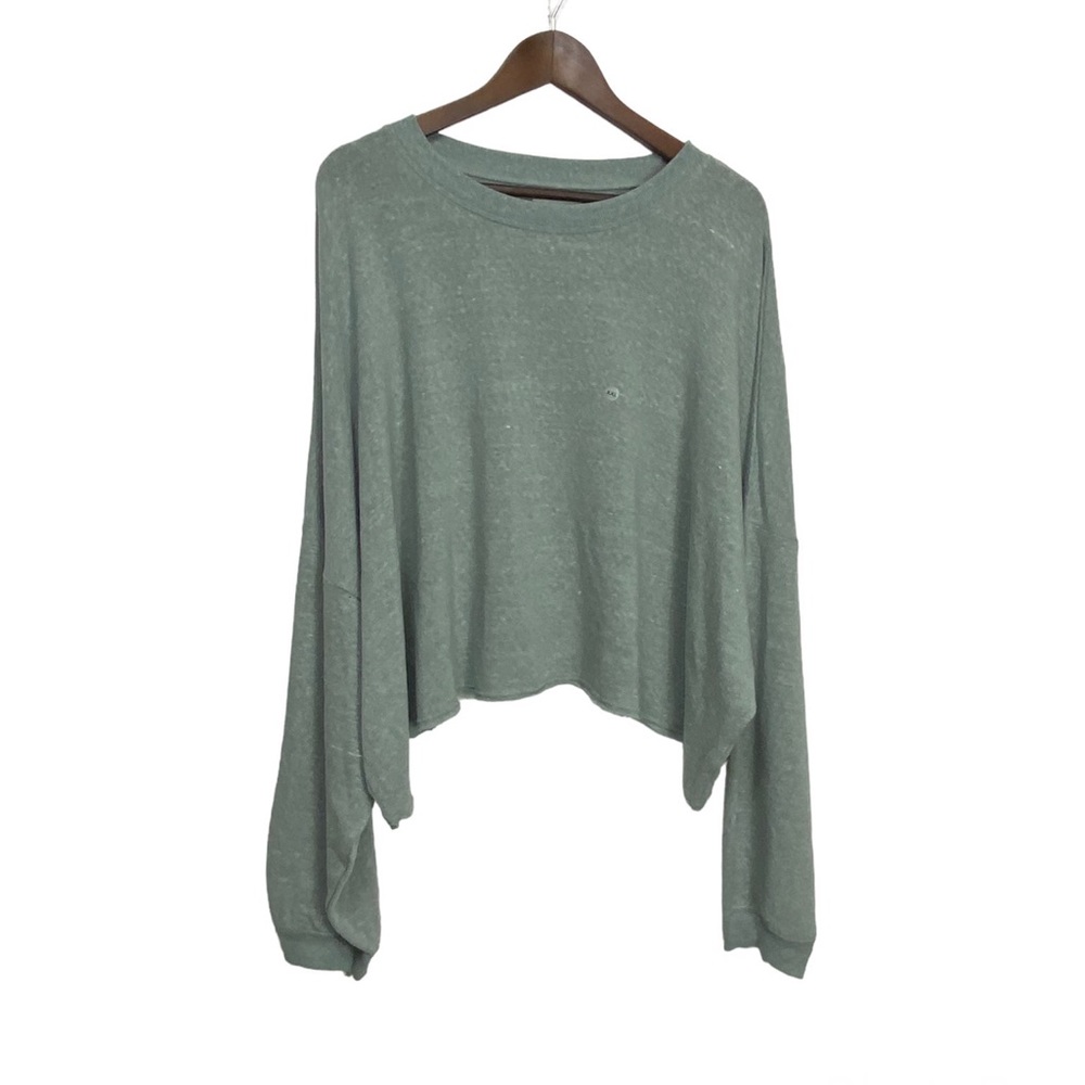American Eagle Light green cropped sweater NWT XXL